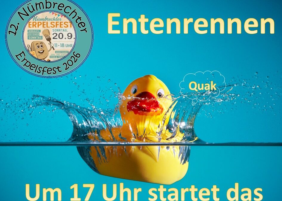 Entenrennen beim Erpelsfest